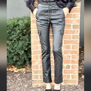 Bevy Flog Ali Cargo Pants Faux Leather